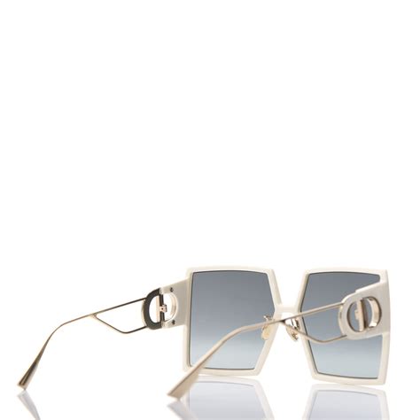 dior montaigne sunglasses white